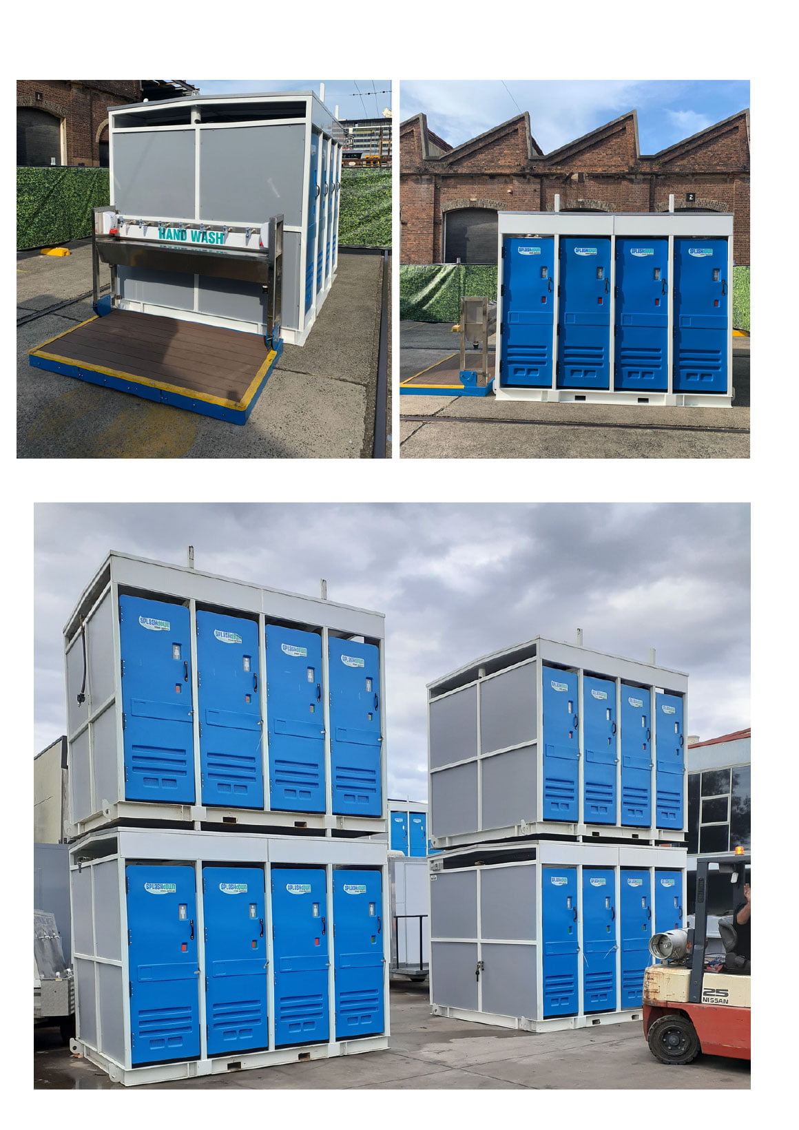 Breeze 8 Pan Toilet by Splashdown Event Services