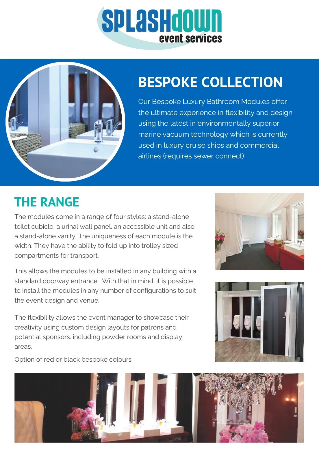 Bespoke Collection by Splashdown Event Services