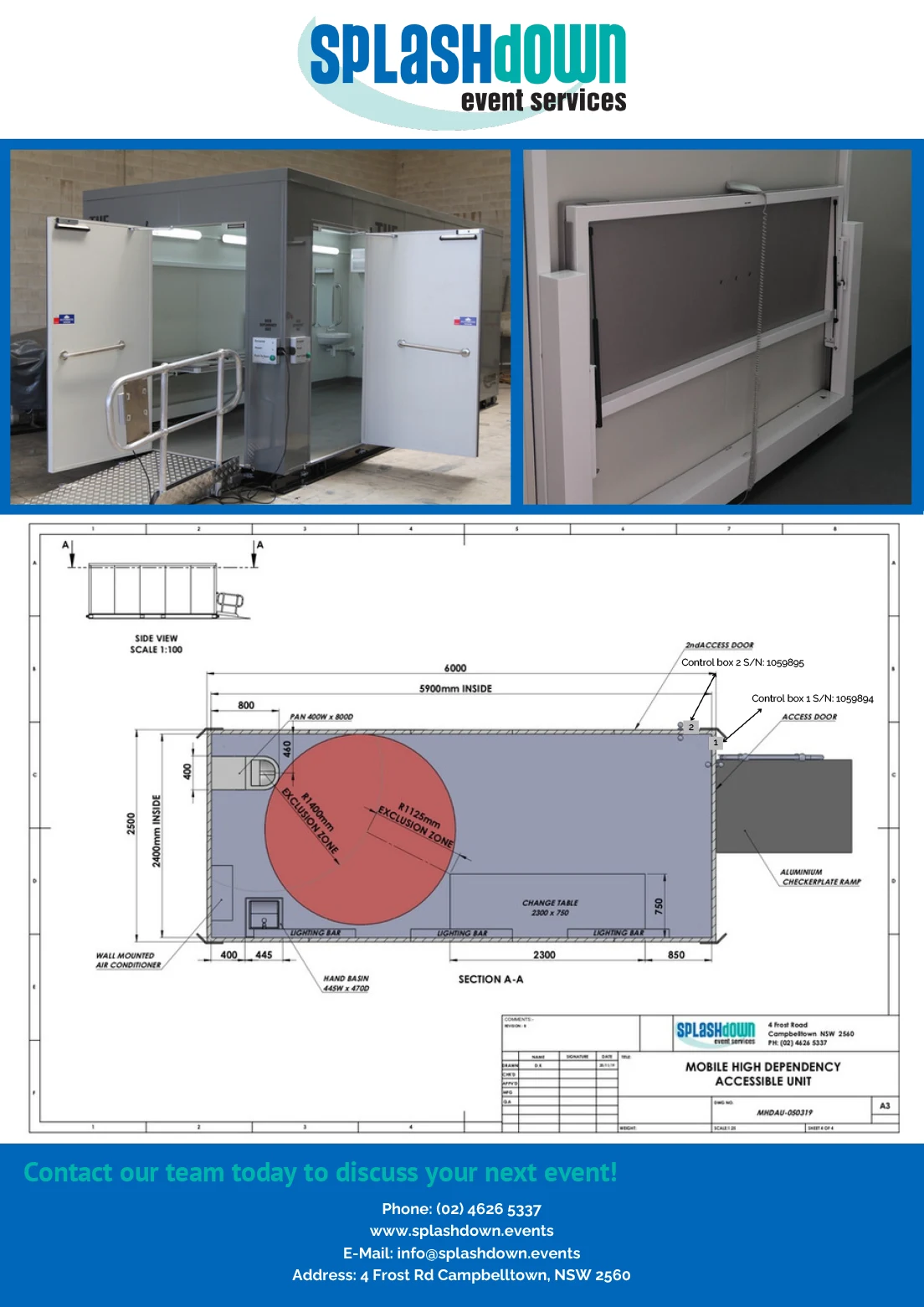The Change Room by Splashdown Event Services