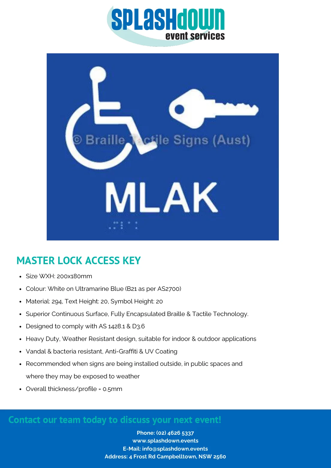 The Change Room by Splashdown Event Services